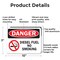 Signmission Diesel Fuel No Smoking with Graphic Danger Sign, Aluminum, 10in W x 7in L, 2PK OS-2PACK-DS-A-710-L-19325 - alternate 4